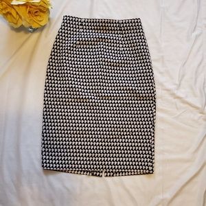 Geometric Print Banana Republic Skirt, Sz 4